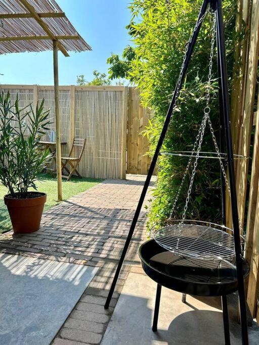 Jungle Style Lodge With Jacuzzi ,Sauna And Garden Near Amsterdam Vijfhuizen 外观 照片
