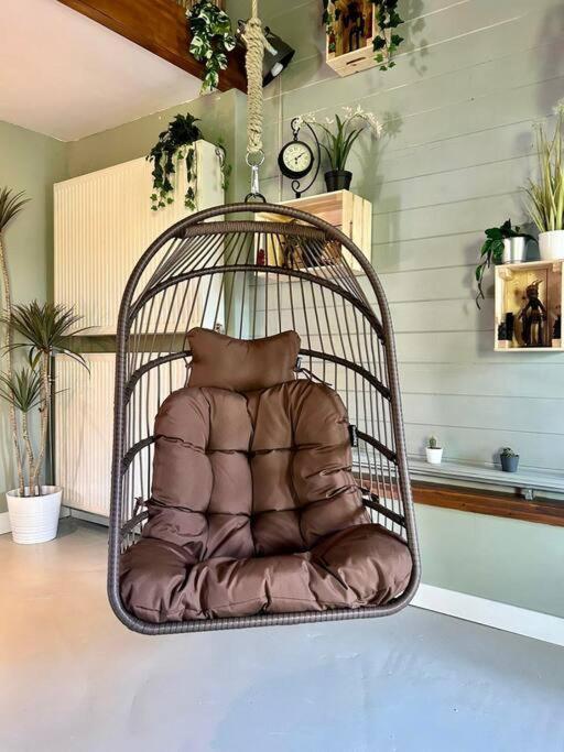 Jungle Style Lodge With Jacuzzi ,Sauna And Garden Near Amsterdam Vijfhuizen 外观 照片